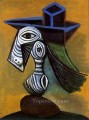 Femme au chapeau bleu 1960 Cubismo